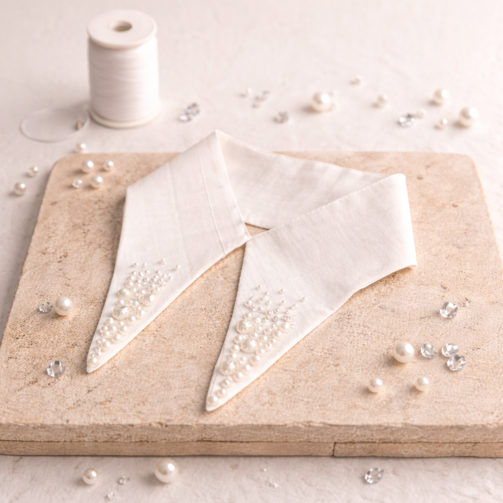 Off-white Pearl Collar