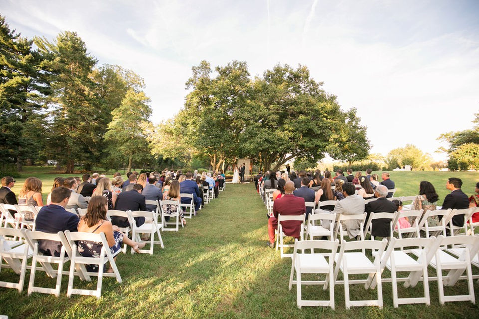 Wedding ceremony at Belmont