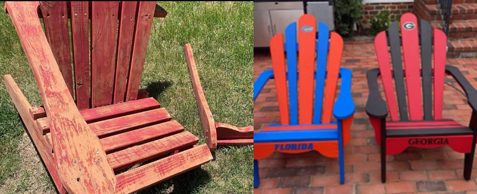 painting of chairs