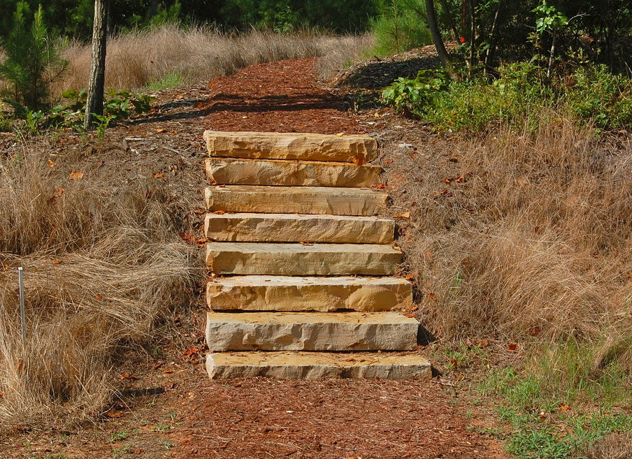 Pre-Cut Stone Steps