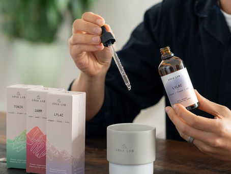Apax Lab minerals being dripped into brewed coffee