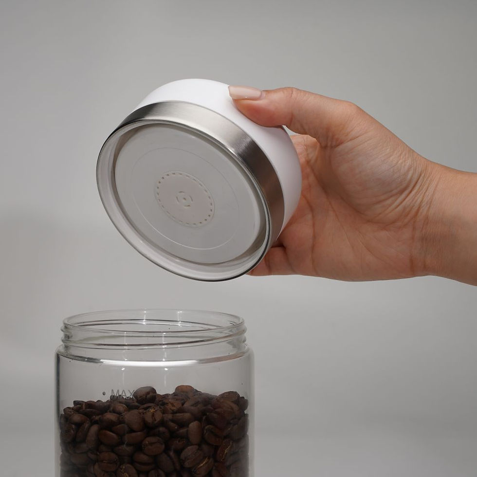 Thumbnail: Shelbru Smart Canister Glass White