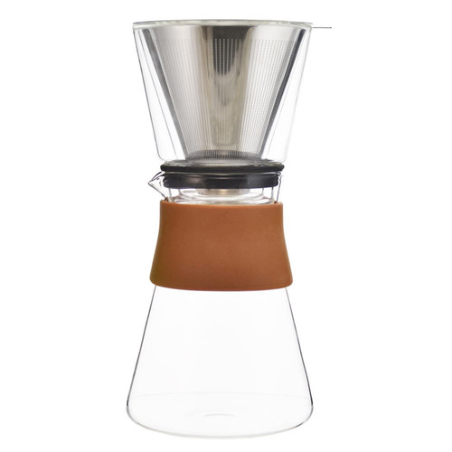 Coffee dripper: Amsterdam with double walled glass top | CoffeeTools