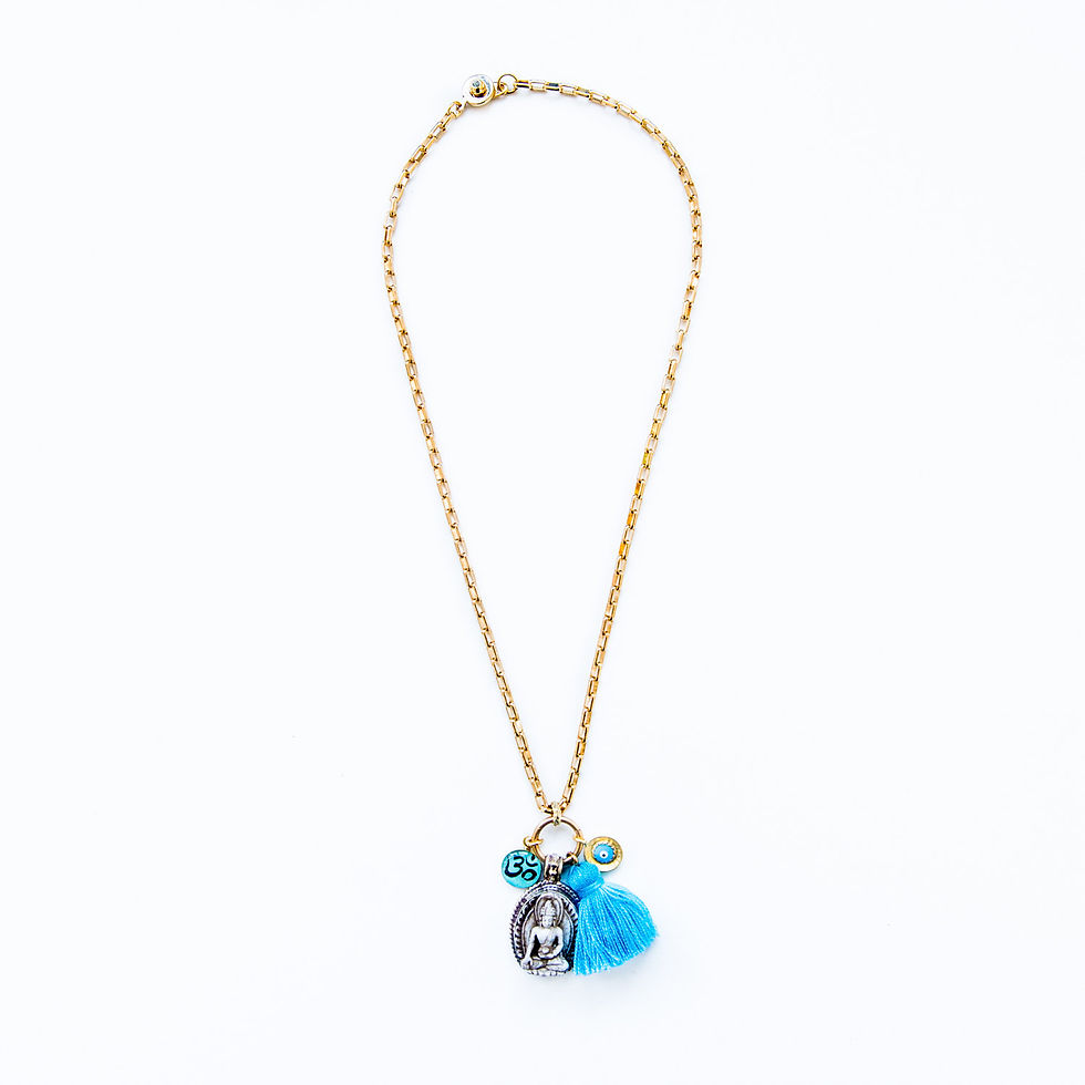 Thumbnail: Om with Buddha Necklace