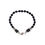 Thumbnail: Onyx Bracelet Hand Knotted with Silver