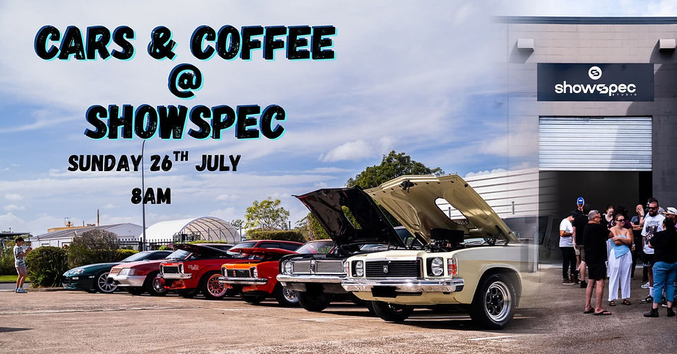 Cars and Coffee at ShowSpec Studios