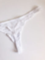Thumbnail: Basic white thong
