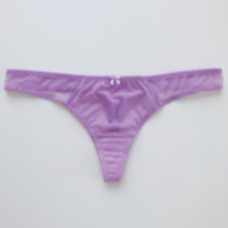 Basic lavender thong