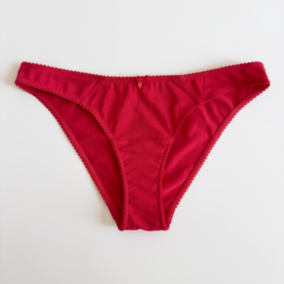 Basic Cotton Red brief