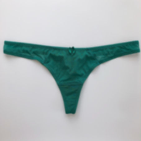 Basic emerald thong