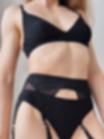 Thumbnail: Basic Cotton Black thong