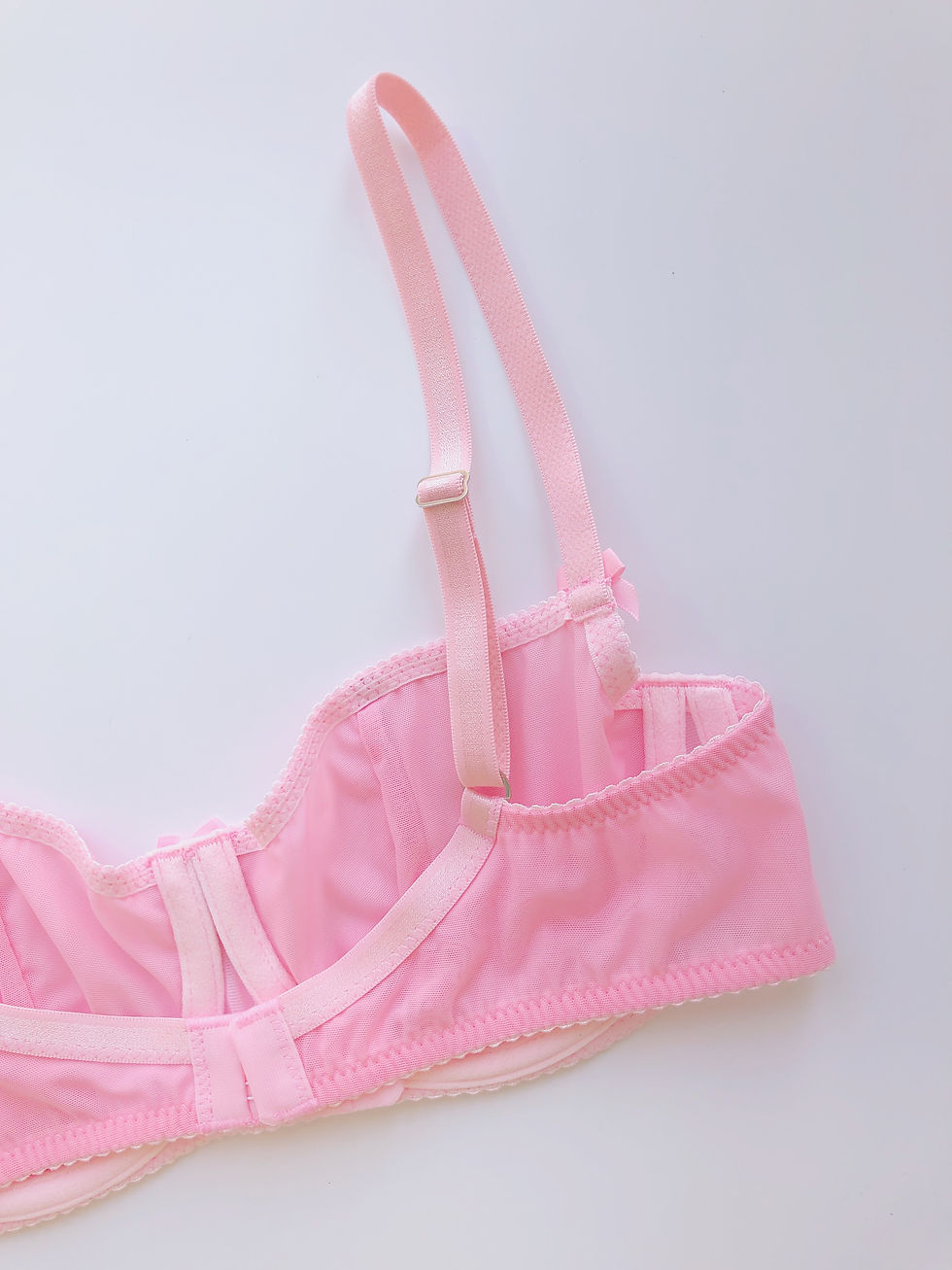 Thumbnail: Basic pink balconette bra