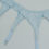 Thumbnail: Marie Antoinette Baby Blue Suspender belt in stock