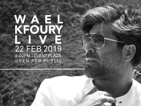 Watch iconic Lebanese singer Wael Kfoury live at The Pointe at Palm Jumeirah on 22 February