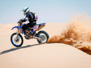 AL QASSIMI MAKES FLYING START TO DUBAI WORLD CUP RALLYAS MARE GRABS BIKES LEAD
