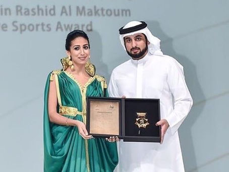 Our Tunisian champion Ines Boubakri Honored in Dubai