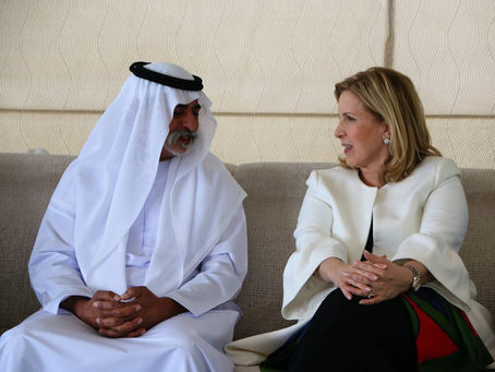 The Tunisian Minister of Tourism meets with Sheikh Nahyan bin Mubarak & a delegation of tour ope