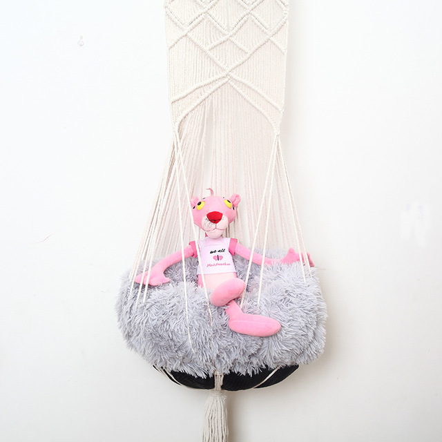 Thumbnail: Bohemian Lace Cat Swing Hammock