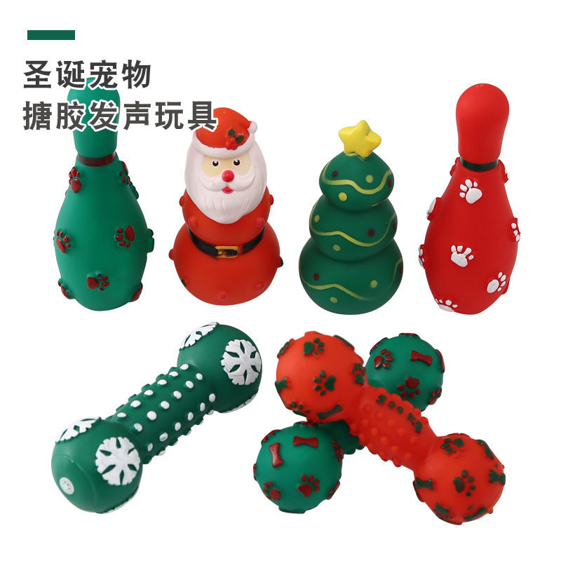 Thumbnail: Christmas Squeaky Chew Toys for Dogs