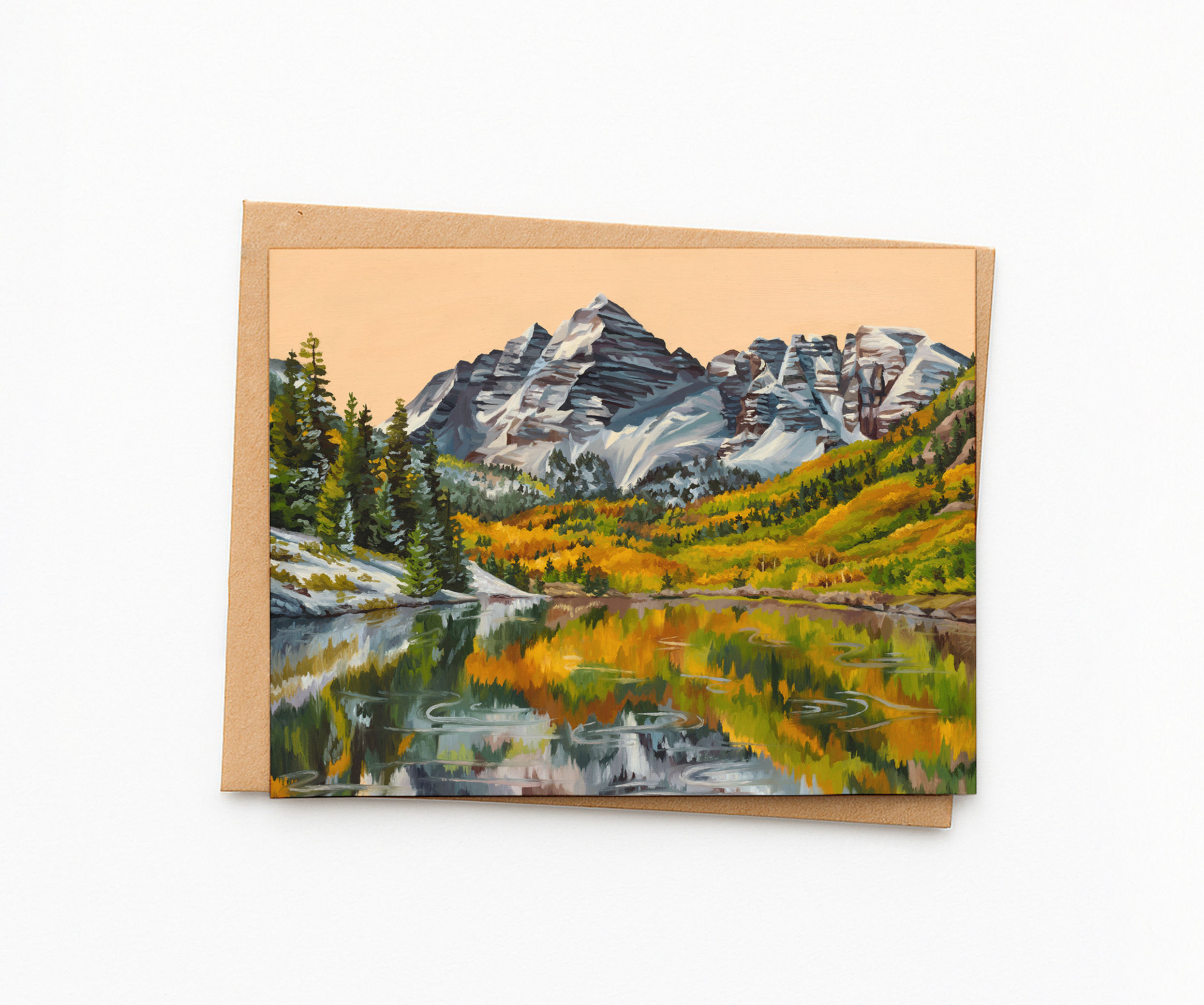 Maroon Bells Blank Greeting Cards