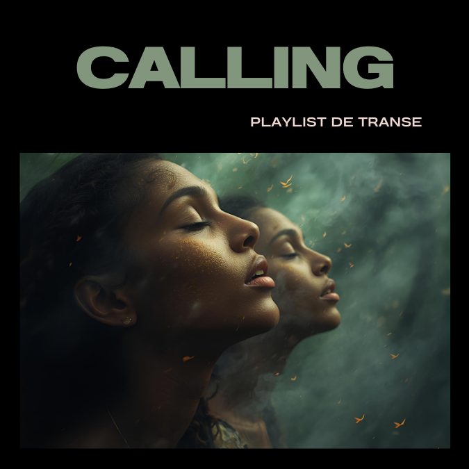Illustration symbolique évoquant une playlist d’appel intérieur et de mise en mouvement de la conscience