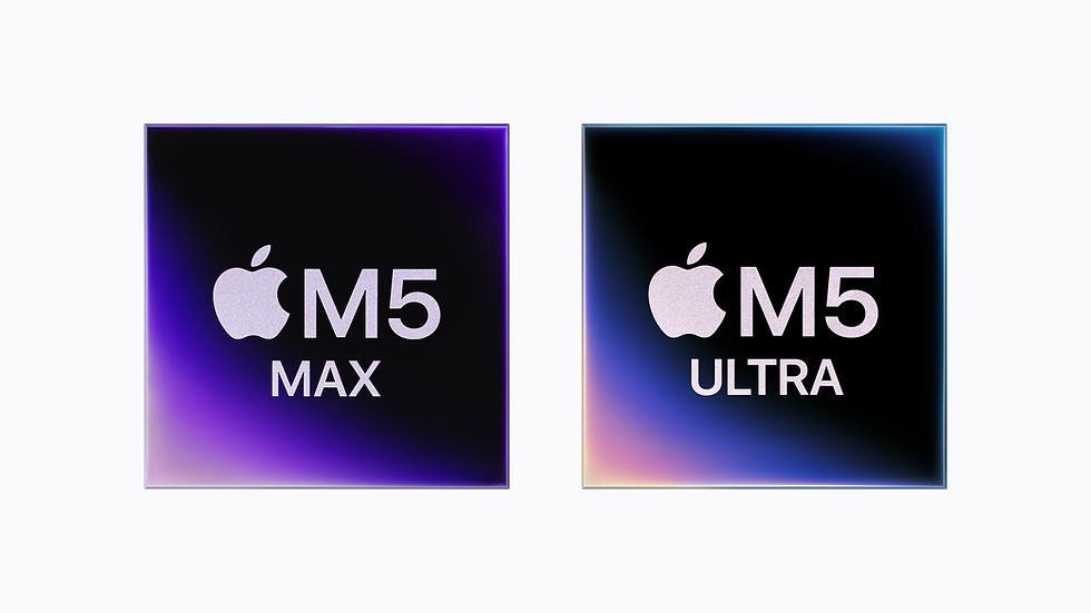 Нові чипи: M5 Max та M5 Ultra