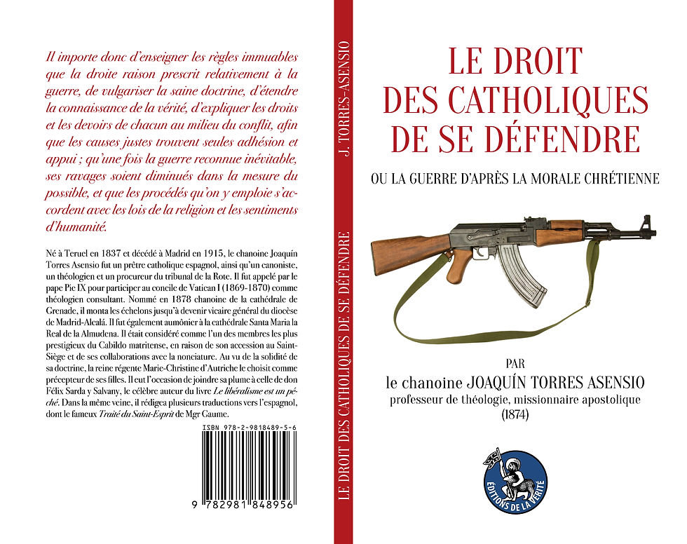 Miniature : Le droit des catholiques de se défendre