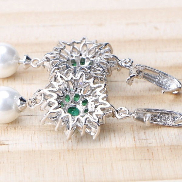 Miniatura: Set Plata 925 Cadena + Medallon + Aretes + Anillo