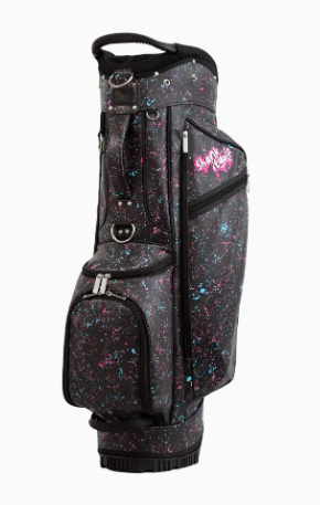 Thumbnail: Shank It Golf Black Splatter Stand Bag
