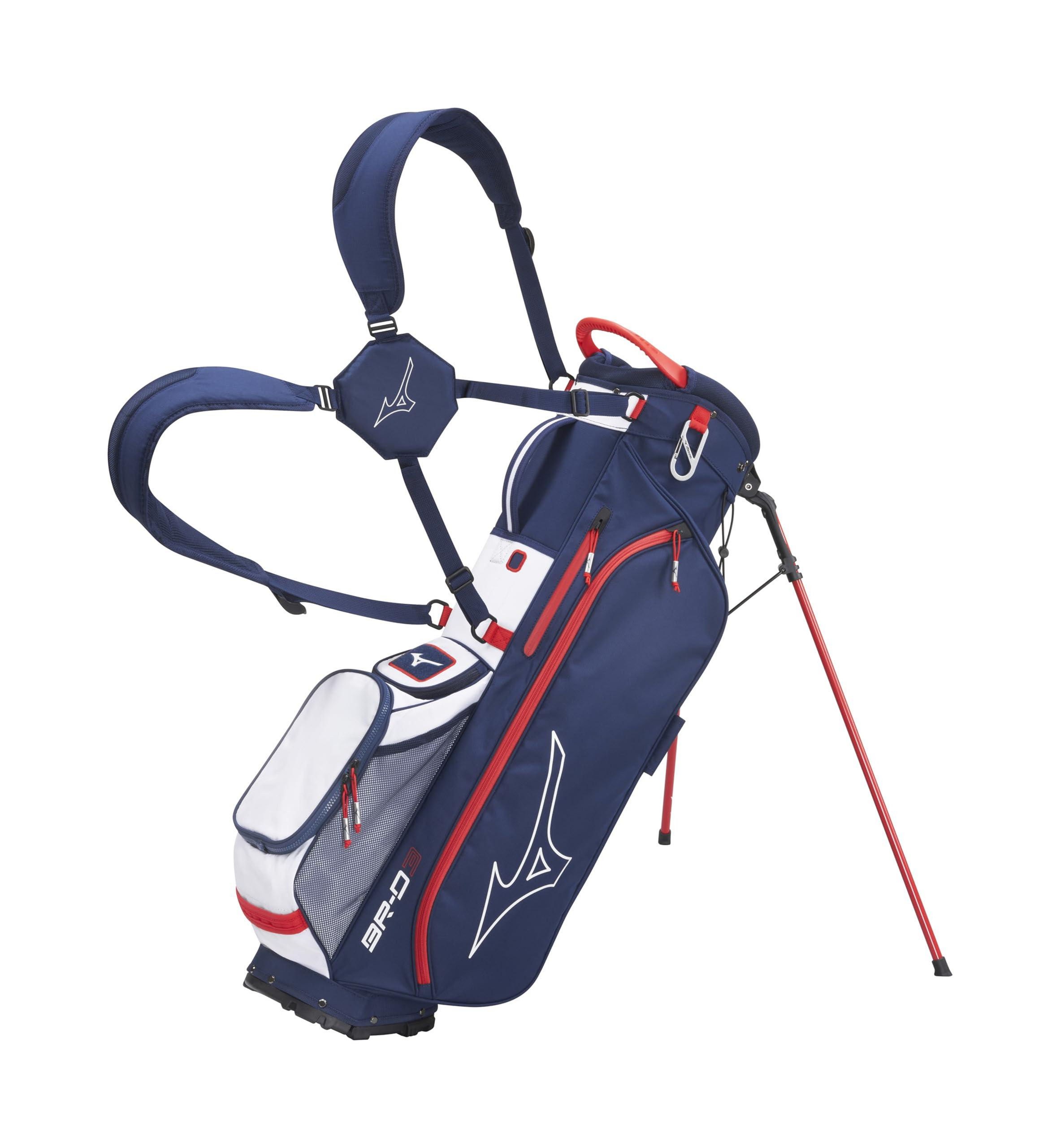 Mizuno BR-D3 Stand Bag - Navy/Red