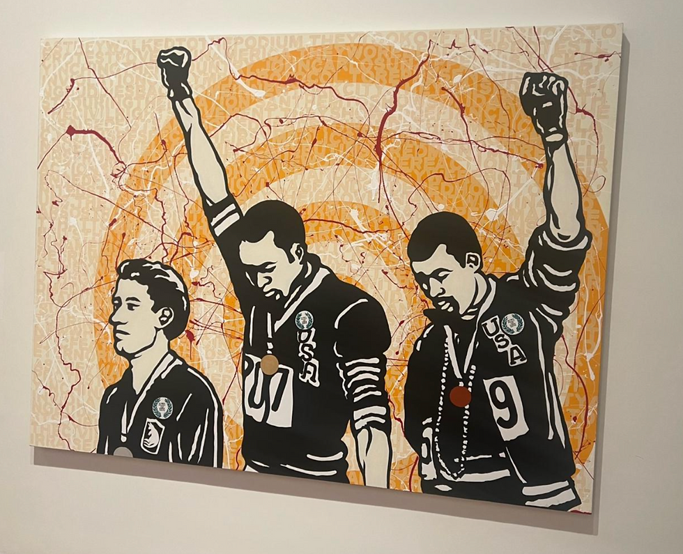 Art Piece of Olympians