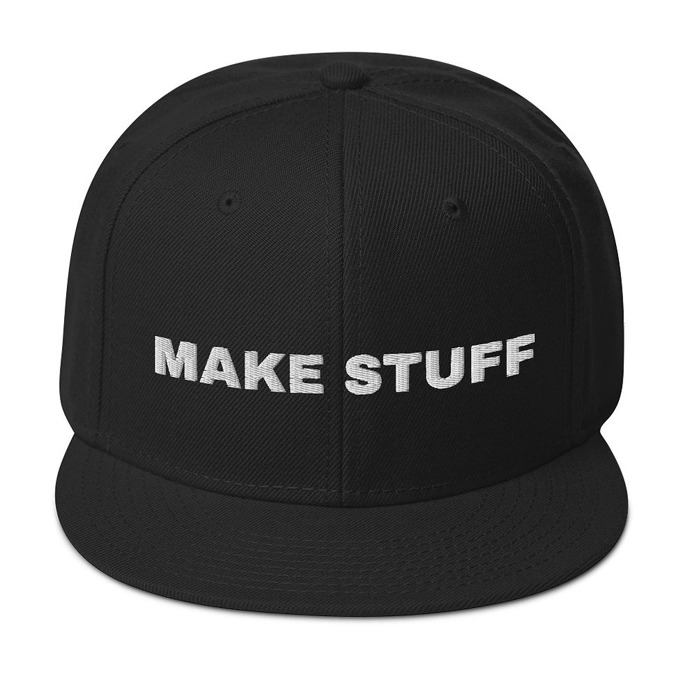 Thumbnail: 'Make Stuff' Snapback Hat