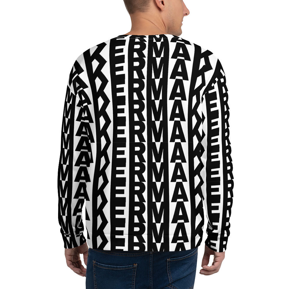 Thumbnail: 'Maker' Adult Unisex All-Over Print Sweatshirt