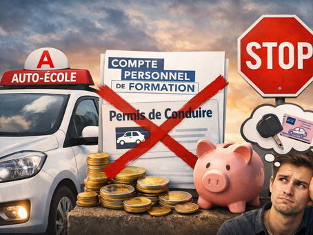 📉 Fin du financement du permis B par le CPF : ce qui change en 2026