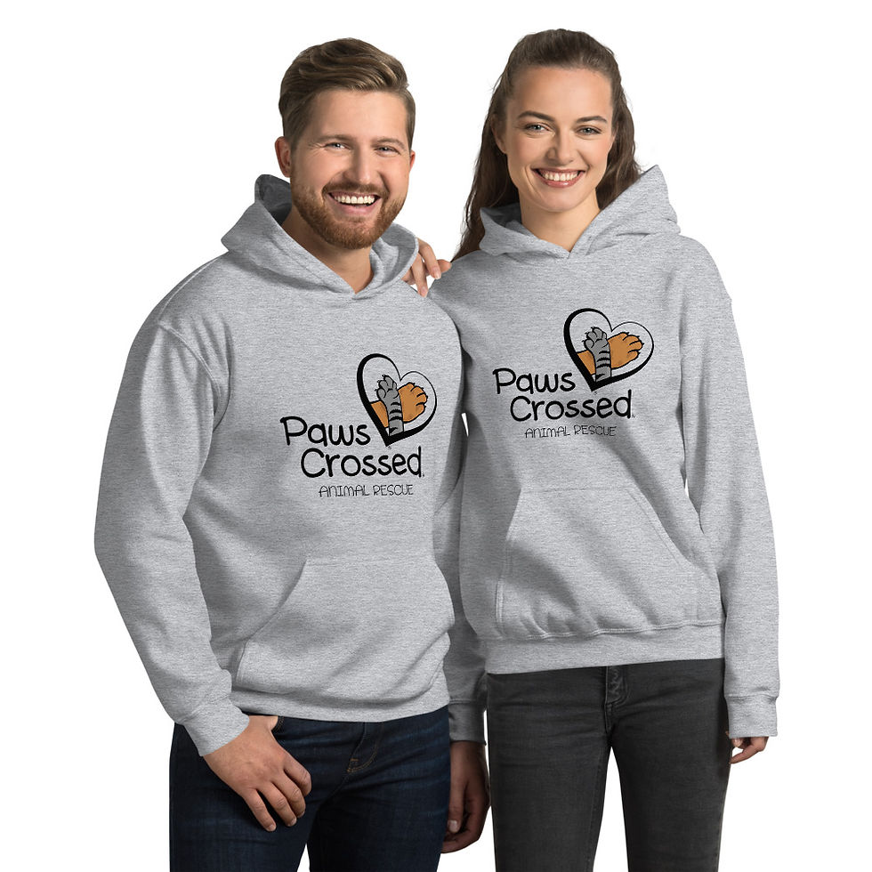 Paws Crossed Unisex Hoodie