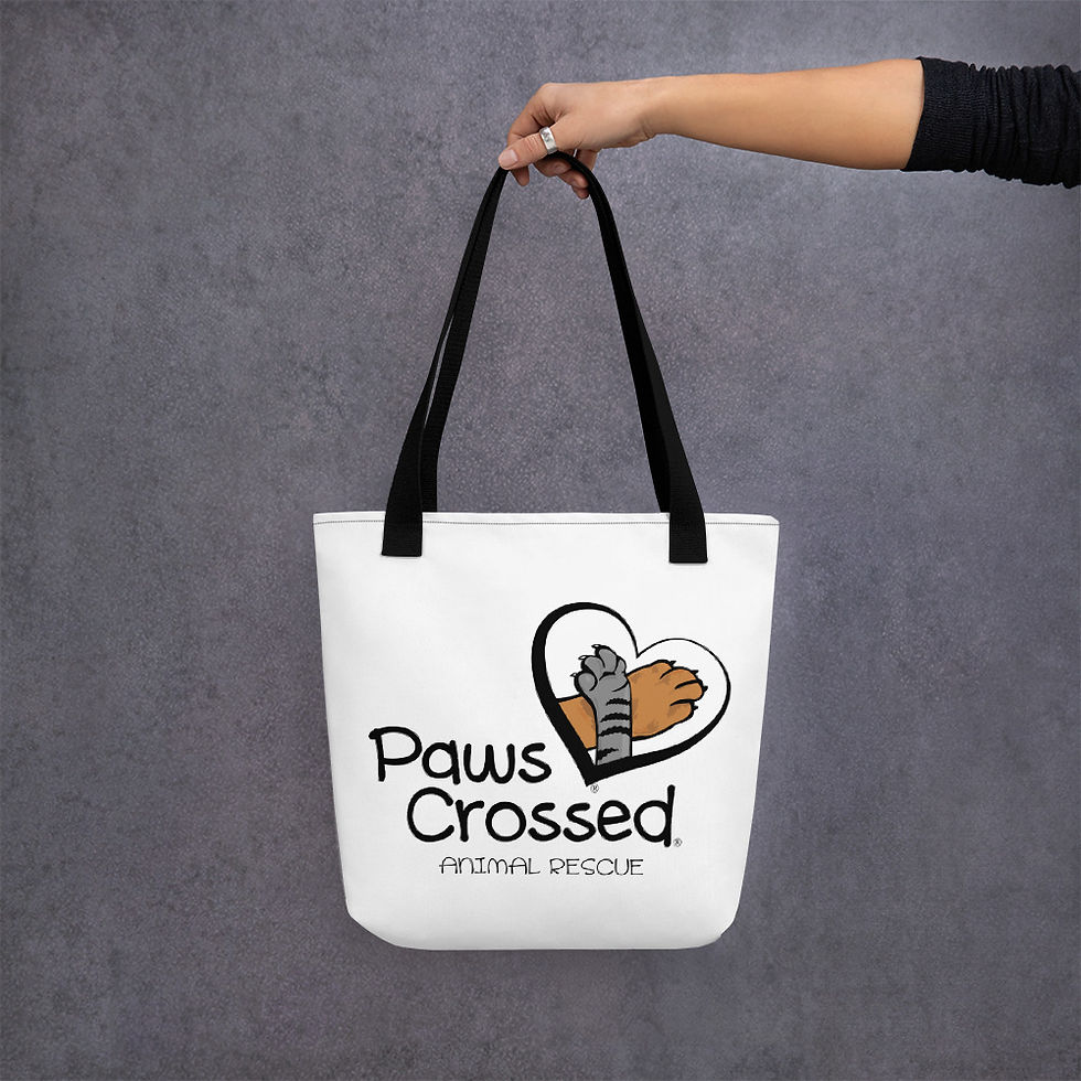 Paws Crossed Tote bag
