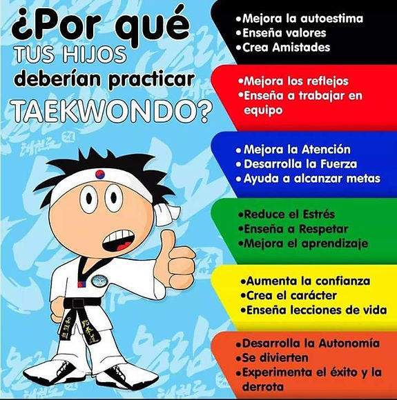 taekwondo infantil