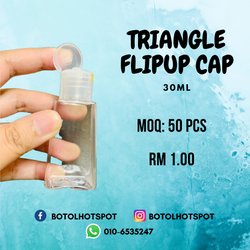 30ml Triangle Flip Up Cap