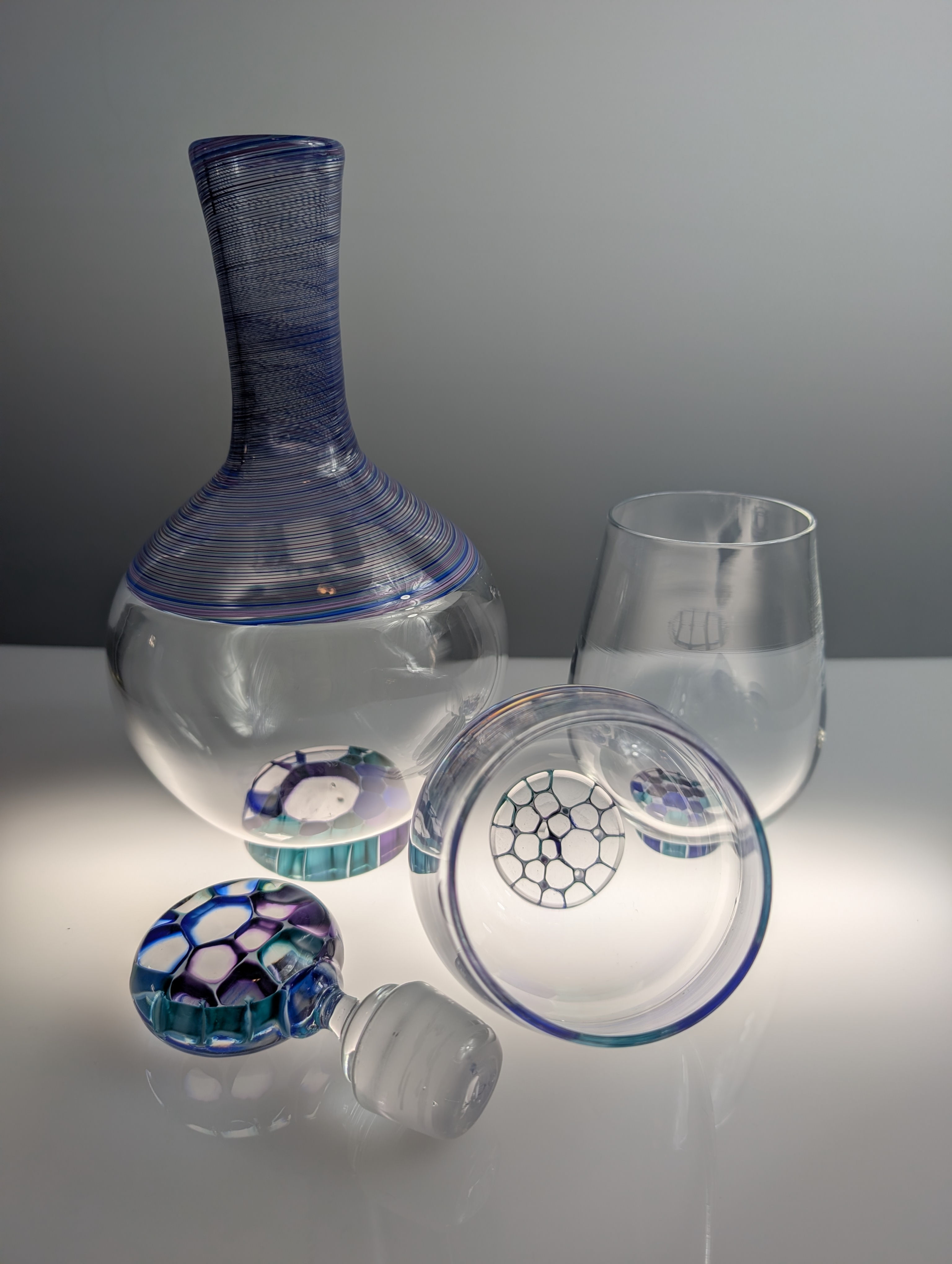 Aurora Decanter and Cup set