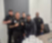 detention officer pose together during apprecitation event
