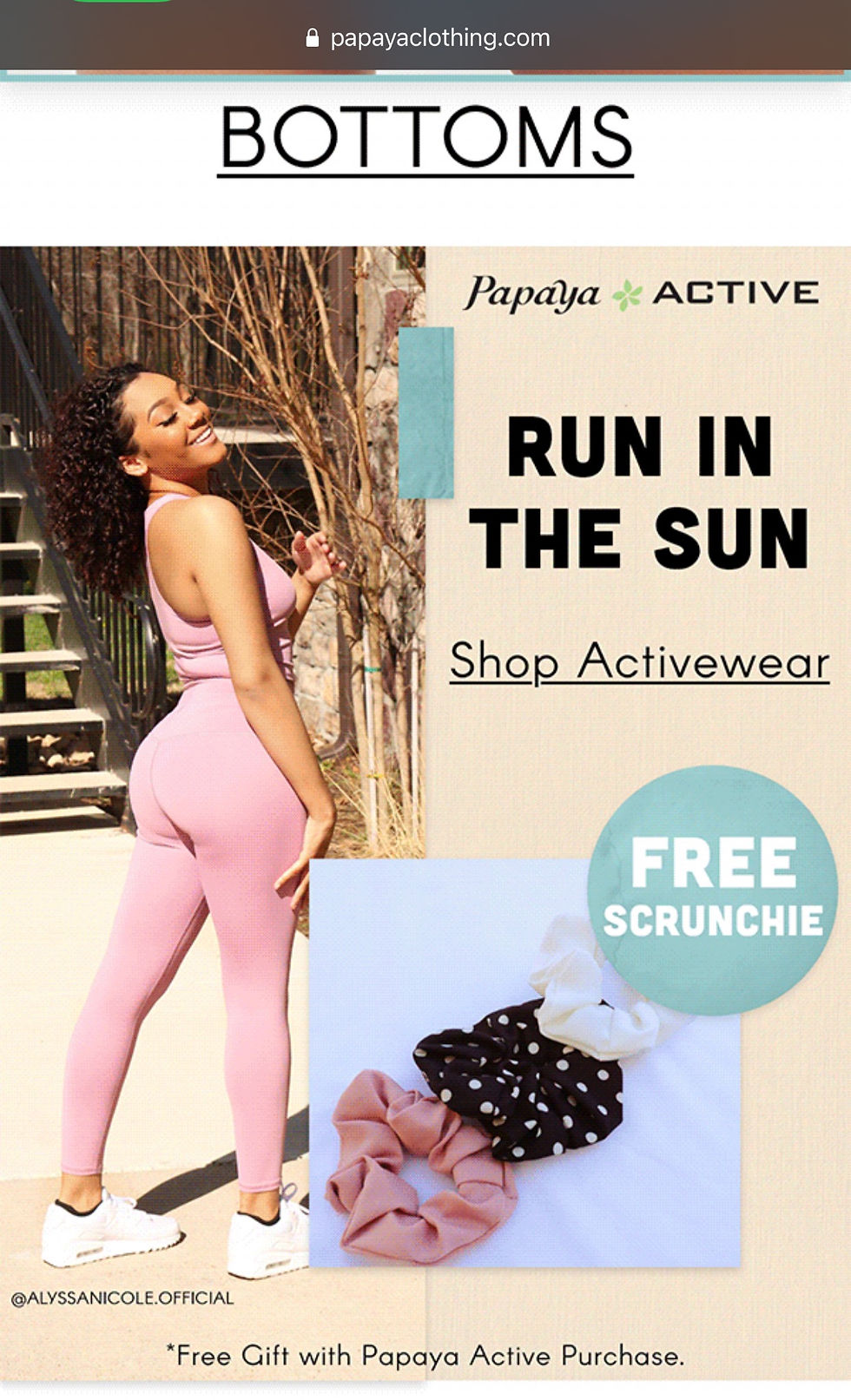 Papaya Clothing's Digital Ad
