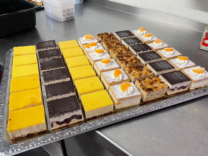 leckere Kuchen, ganz frsich