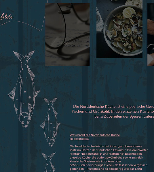 Ausschnitt aus Website: Matjesfilet, Bohnen, Fischrezepte: Leckere Gerichte mit Schinken und Butter