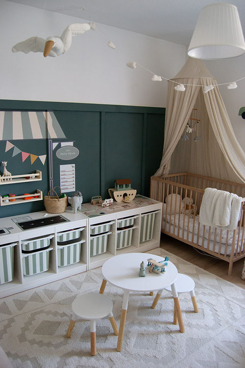 Kinderschlafzimmer-Design mit Spielbereich