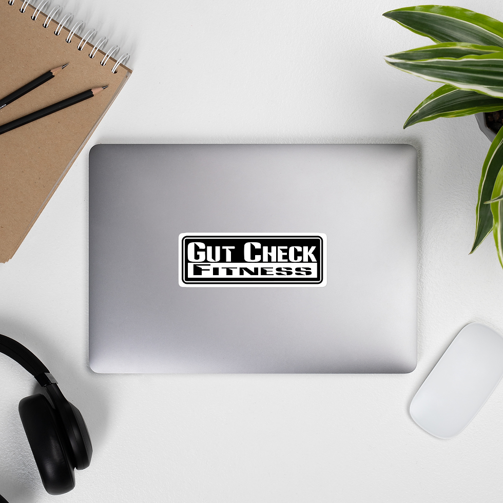 Thumbnail: Gut Check Sticker- Black