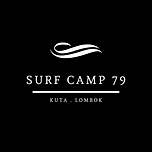Surf Camp 79 Logo in black and white