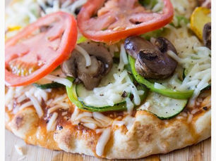 Grilled Garden Vegetable Flatbread
