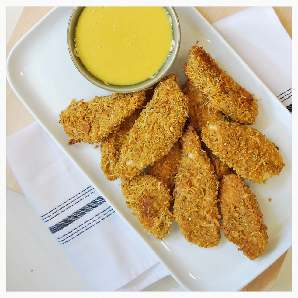 Chicken Fingers with Honey Sauce