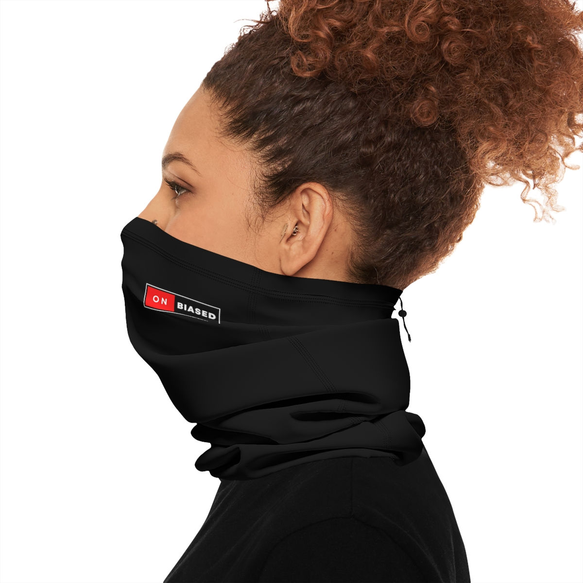 Onbiased Neck Gaiter With Drawstring