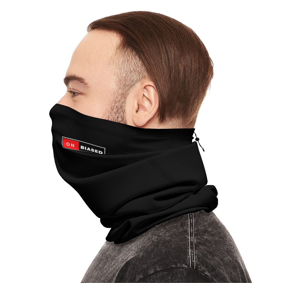 Thumbnail: Onbiased Neck Gaiter With Drawstring